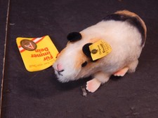 STEIFF SWINNY Guinea Pig Plush 1970s w/ Button Tag 2250/09, Vintage 5" Austria