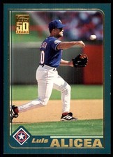 Luis Alicea 2001 Topps #202 Texas Rangers MLB READ FREE SHIPPING AutographDen