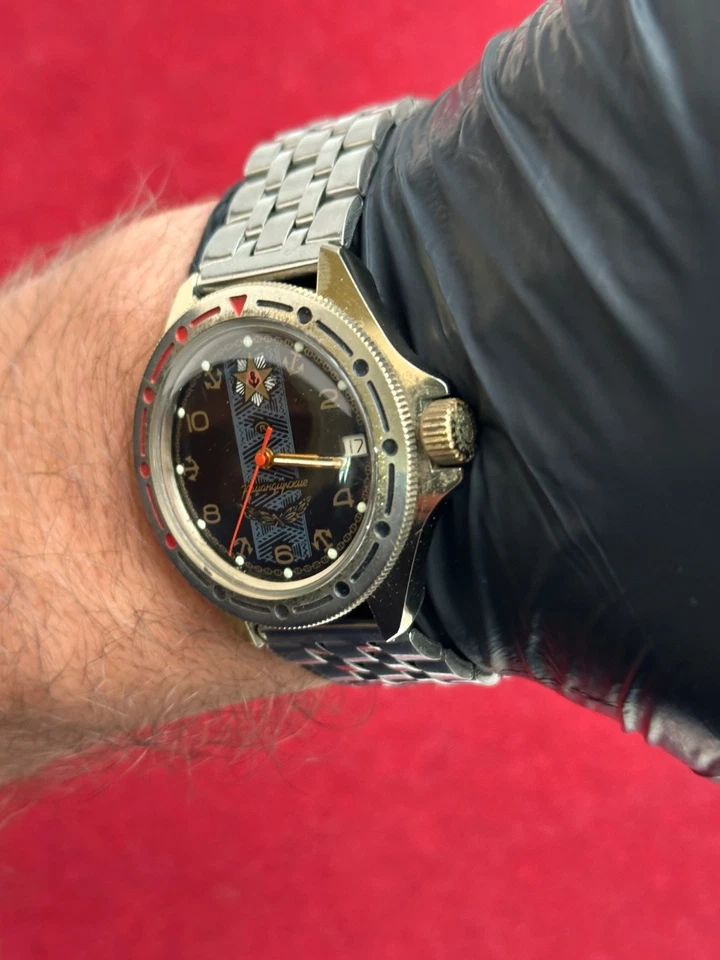 Watch Vostok Komandirskie Wostok Vintage Wristwatch USSR Rare Soviet - Image 4 of 4