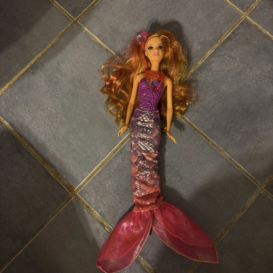 poupée barbie sirène vintage - Mattel 2013 - Photo 1/3