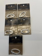 16x31mm Oval Hinged Loop Jewelry Finding - 5 SR1107