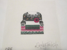 COMFORT CHAIR-SANDY JENKINS-HANDPAINTED NEEDLEPOINT CANVAS