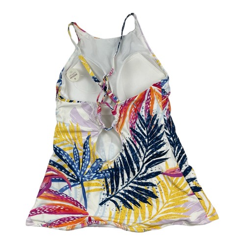 Calia By Carrie Underwood Bikini Tankini Xtra Small Watercolor Palms High Neck - 第 2/7 張圖片