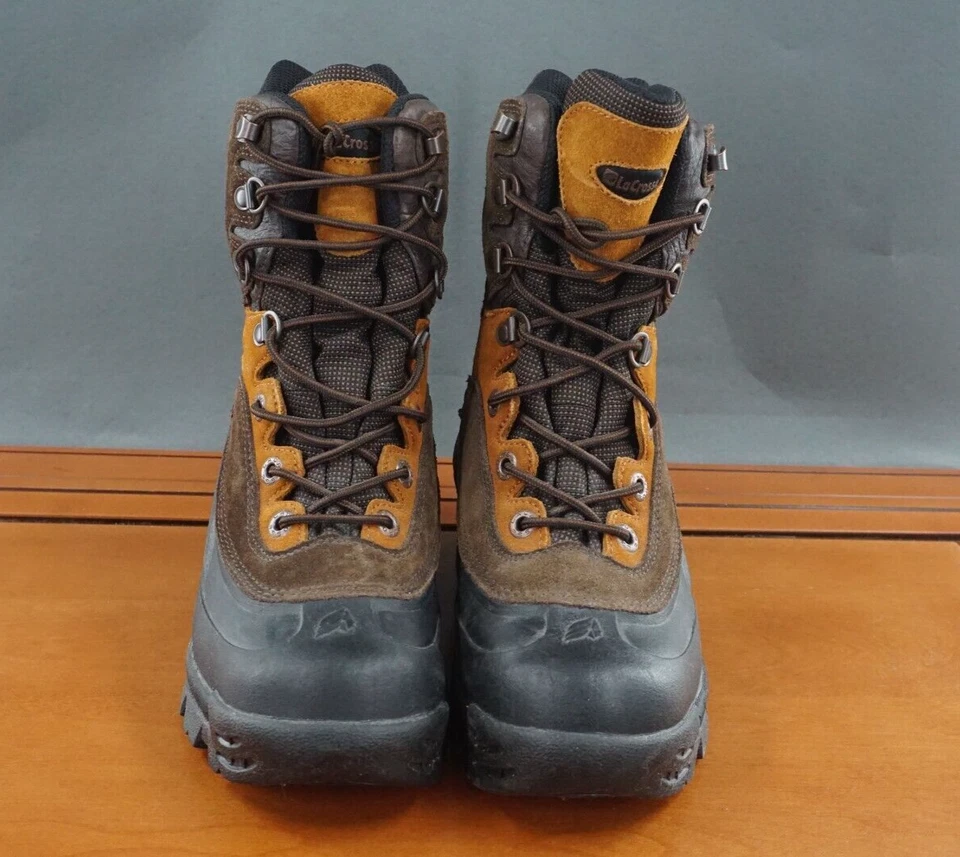Zapato LaCrosse Epic II PFT para hombre 8,5 W cuero marrón con cordones botas de senderismo al aire libre Foto 2 de 4