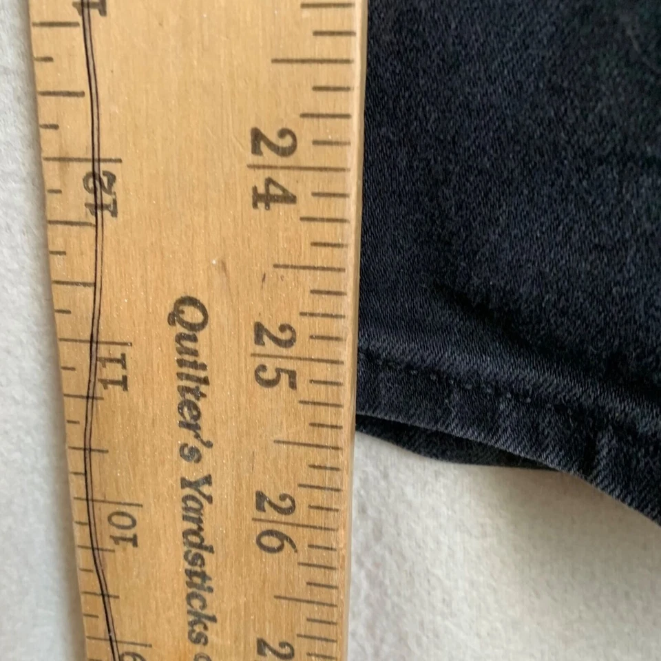 Pantalones de mezclilla para mujer Talbots impecables de cinco bolsillos 22WP negros elásticos tiro medio Foto 4 de 4