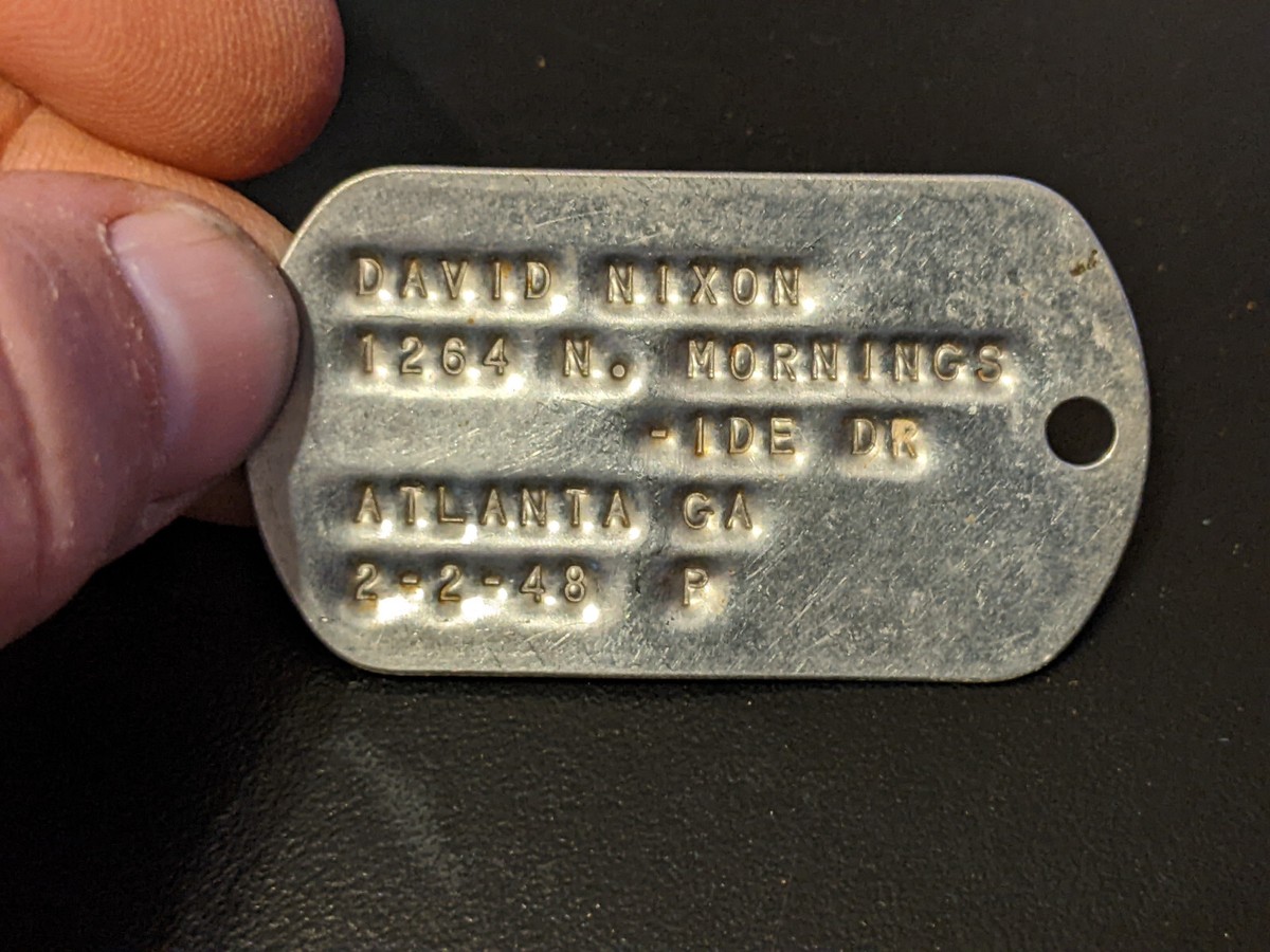 US Military Dog Tag & other IDS , David Nixon Atlanta, GA | eBay US Military Dog Tag & other IDS , David Nixon Atlanta, GA | eBay