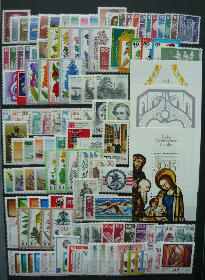 Berlin 1975 - 79, komplette Jahrgänge in postfrischer Erhaltung, Nr. 482-613 - Bild 1 von 1