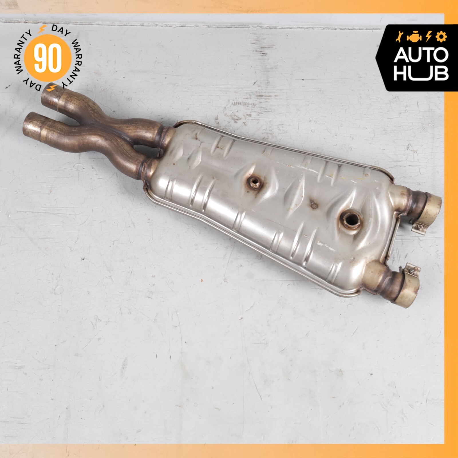02-07 Maserati M138 Coupe 4200 Exhaust Mid Pipe Center Resonator Silencer 67k