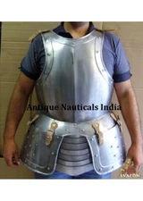 Medieval Knight Cuirass LARP Reenactment Steel Breastplate Body Armor Coutume