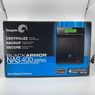 Seagate Black Armor NAS 400 series Centralized Network Storage