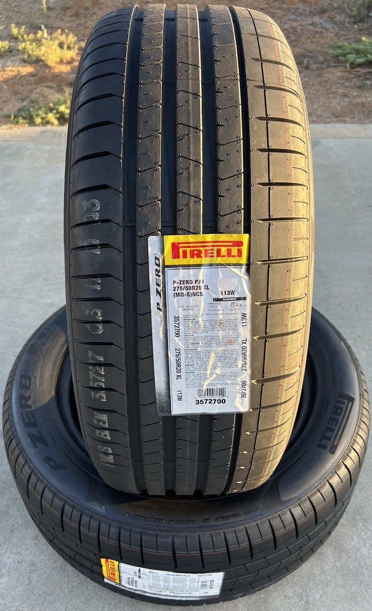 TWO NEW 275/50R20 Pirelli P Zero PZero PZ4 Sport MO-S PNCS