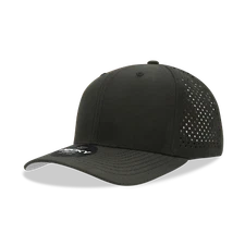 Decky 6 Panel Mid Profile Structured Perforated Performance Cap - 6227