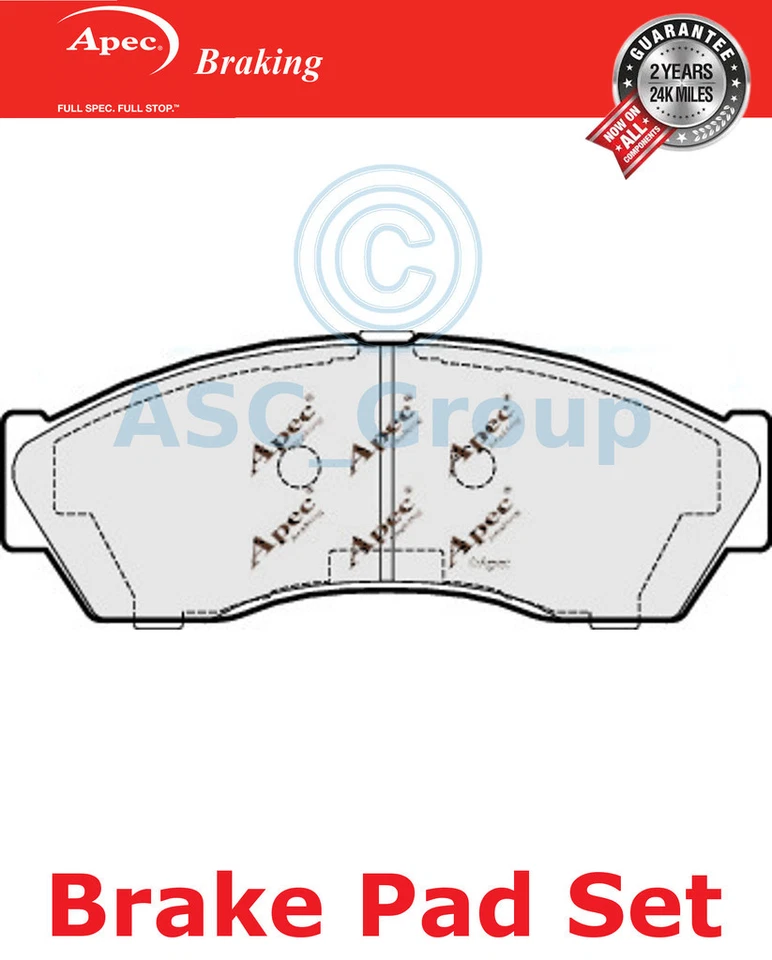 Jeu De Plaquettes De Frein Avant Apec Qualité OE Remplacement PAD1478 - Photo 1/1
