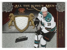 2011-12 Panini Crown Royale Joe Thornton #40 All the Kings Men Game Used Jersey