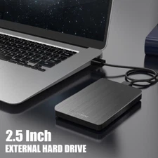 500GB 2TB 4TB External Storage HDD USB 3.0 High Speed Portable Hard Drive Black