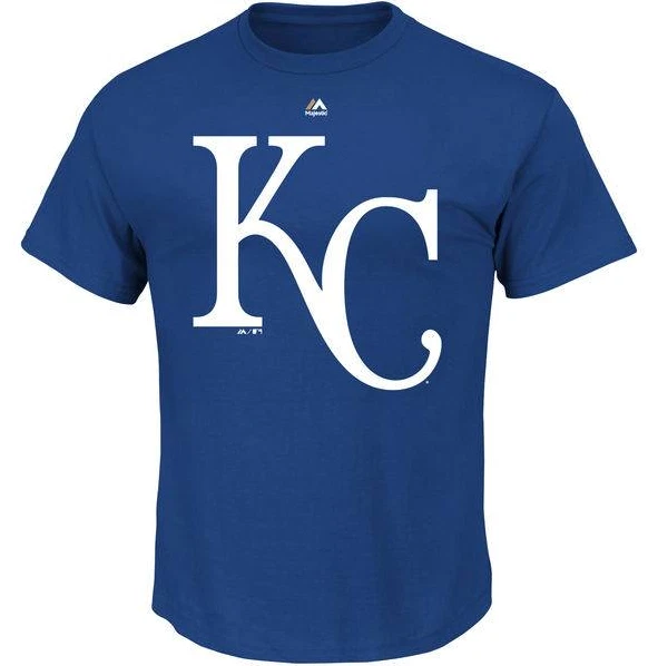 Majestic Men's Kansas City Royals Performance Crew T-Shirt, Royal  Blue, Medium