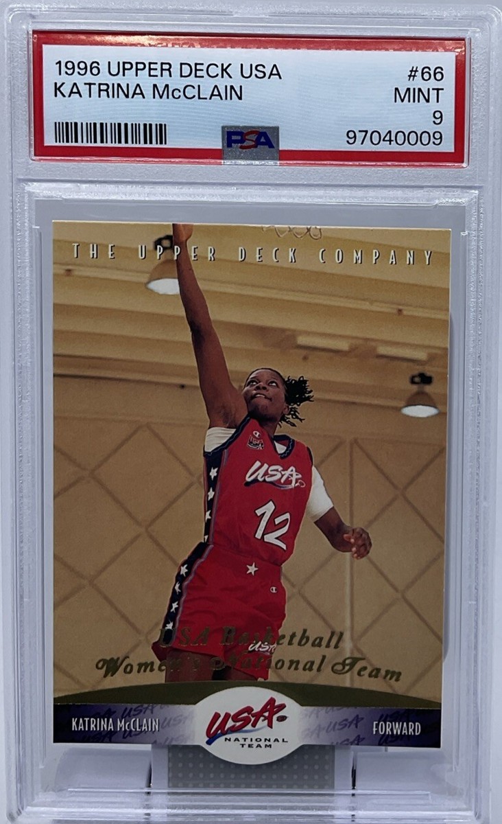 Katrina McClain PSA 9 -1996 Upper Deck USA Basketball “2x Olympic