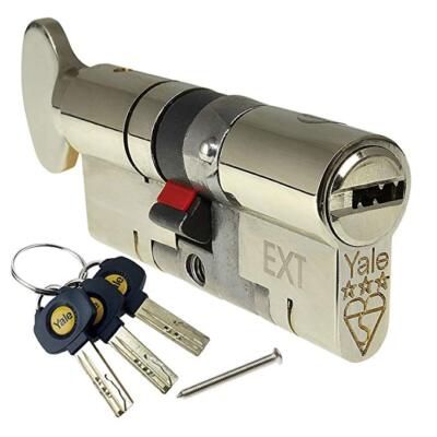 Yale Platinum 3 Star Euro Cylinder Thumbturn Anti Snap Bump
