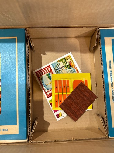 MCM Irwin Dollhouse 1964 Sear’s Interior Decorator Set New In Original Box RARE! - Picture 4 of 11