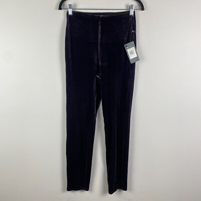Lysse Purple Remy Velvet Cigarette Leggings Size Small