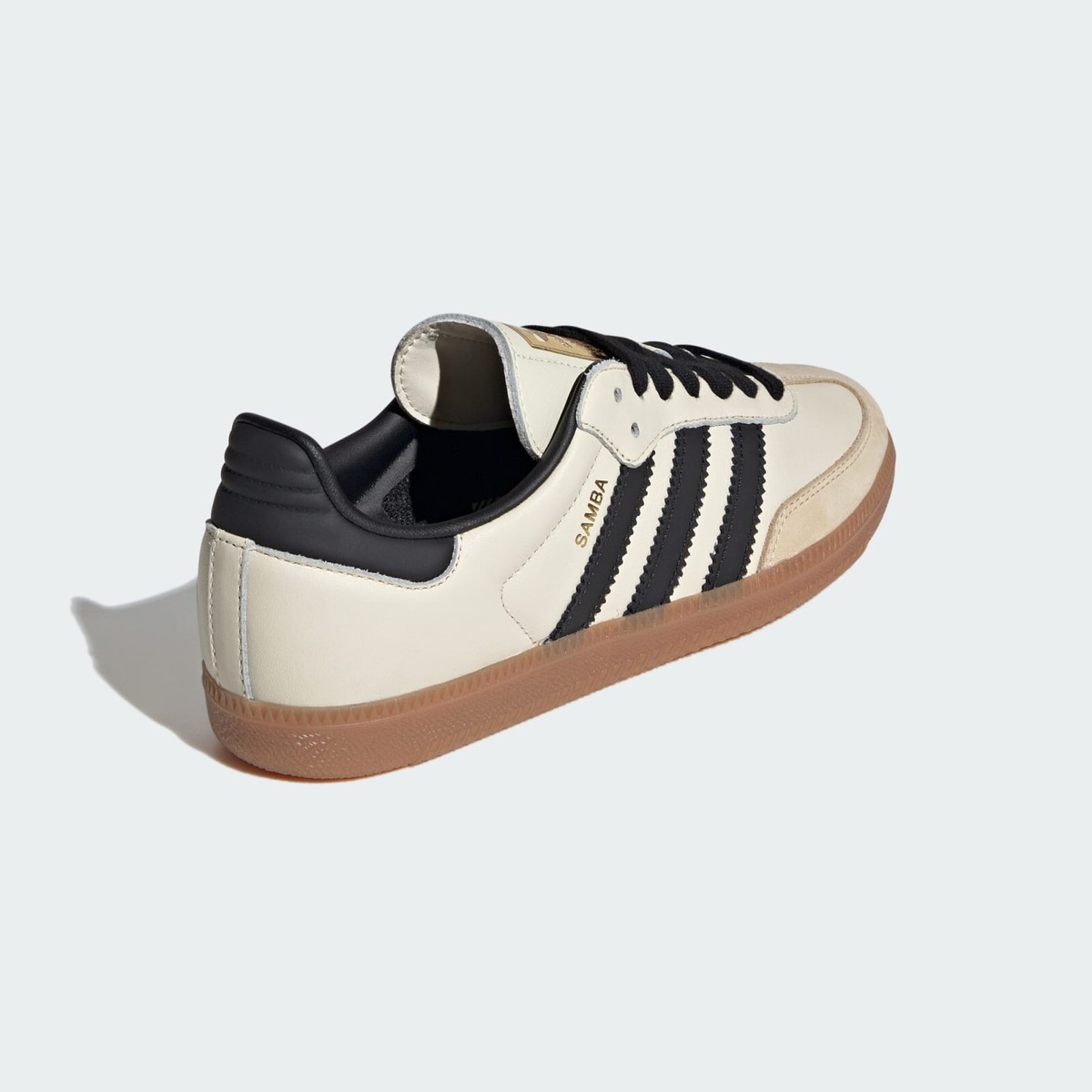 【adidas】Samba OG Trainers Cream White Black Sand Strata Adidas Samba OG Sneakers Original Shoes Cream White/Sand