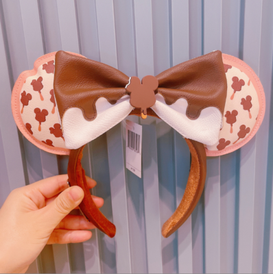 Disney Loungefly Chocolate Popsicle Headband Disney Chocolate Popsicle Ears Loungefly 2024 Mickey Scented  main image 2