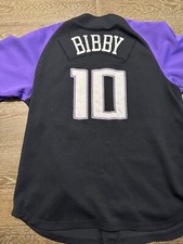 Nike Sacramento Kings NBA Basketball Jersey 2002 Baseball Swingman Mike Bibby L