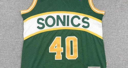 Sudadera neutra 7 colores Seattle SuperSonics # 40 Shawn Kemp talla S-XXL nueva - Imagen 8 de 29