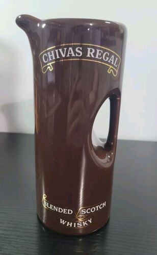 Chivas Regal Blended Scotch Whisky Brown Ceramic Empty Decanter Handled Pitcher
