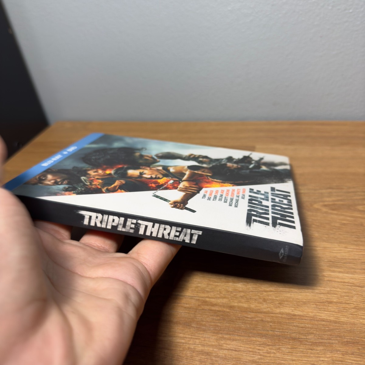 Triple Threat (Blu-ray, 2018) With Slipcover Jesse V