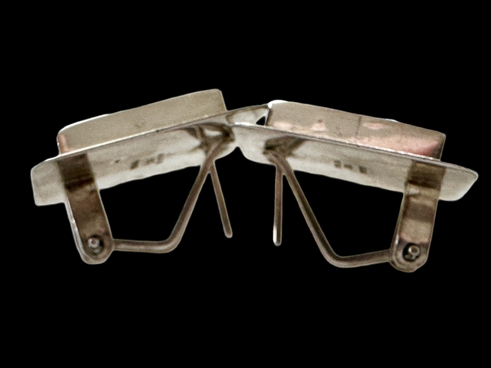 Vintage Rectangular Sterling Silver 925, MOP, Ony… - image 14