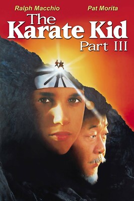 THE KARATE KID I, II, III RALPH MACCHIO, Pat Morita VHS Lot (3