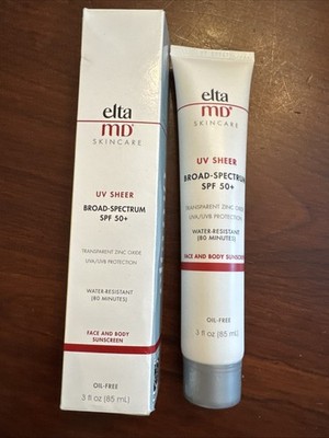 EltaMD UV SHEER SPF 50+ 3 Fl Oz/85ml NEW FAST SHIP Exp. 8/2025