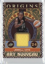 2023 Panini Origins WNBA Art Nouveau Memorabilia Jewell Loyd #AN-JWL 1u5y