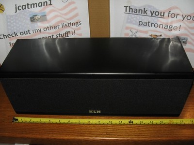 Used KLH HT-5 Shielded Center Channel Speaker for Surround Sound!