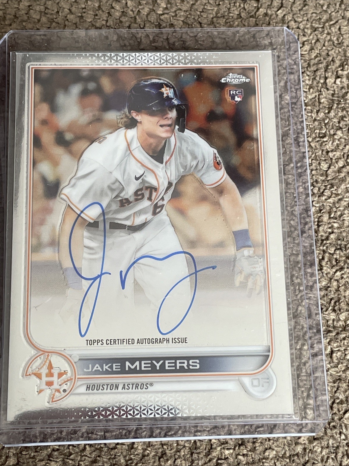 2022 Topps Chrome - Rookie Certified Autograph Jake Meyers Houston Astros