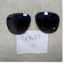 Rayban RB3683 Aviator Original Lenses Gradient Black Pair
