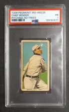 1909-11 T206 - Chief Bender - HOF - Piedmont 350-460/25 - PSA 1 PR