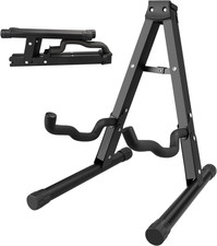 Guitar Stand Folding A-Frame Non-Slip Foam Ar...