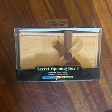 Puzzle Master secret opening box 3 Brand New   Awesome Gift