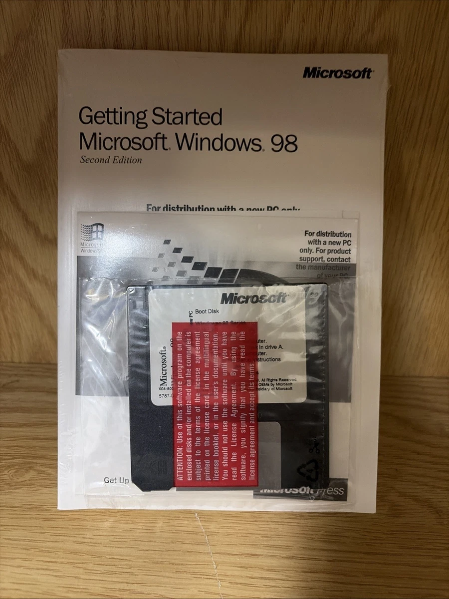 Windows98 オペレーティングシステム パソコン OSソフト Microsoft Windows 98 Operating System Software for sale - eBay
