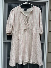 Asos tie front mini dress Women’s Size medium