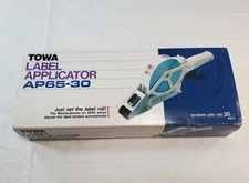Towa AP 65-30 Label Applicator Adjustable Handheld Precision Labeling Tool Only