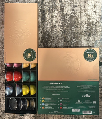 48 Pods - 3 Cases Starbucks Vertuo Assorted Coffee Curated Gift Box-Hard To Find