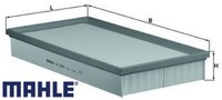 Mahle LX2024 Luftfilter Luftfiltereinsatz FüR Porsche FüR VW