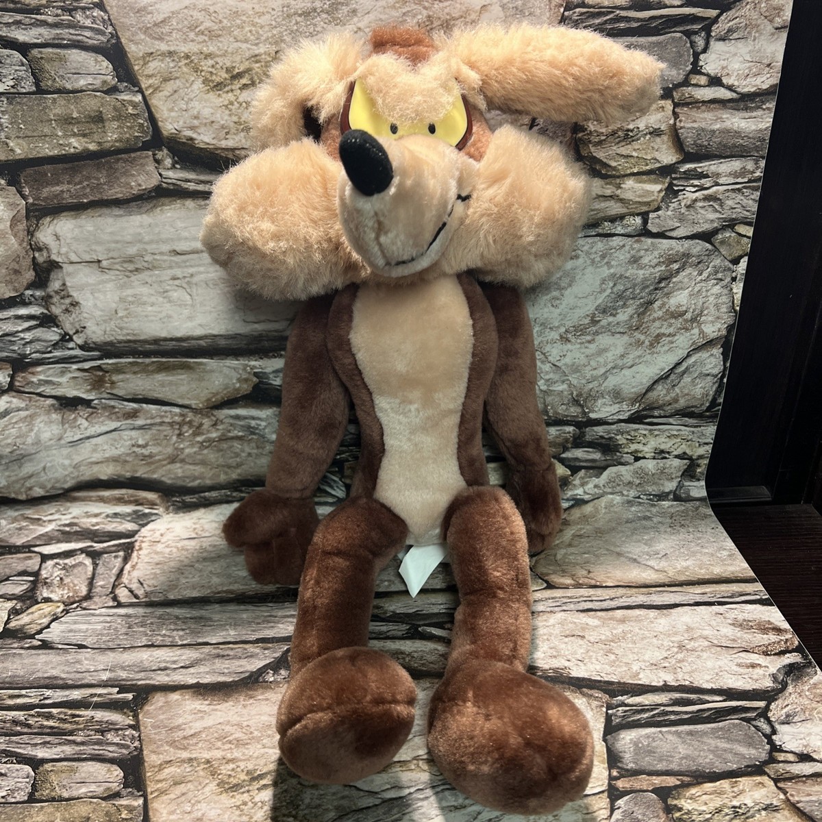 Warner Bros Wile E. Coyote 限定1990年代未使用品 Vintage 1998 ACE Looney Tunes Wiley Wile E Coyote 17” Stuffed