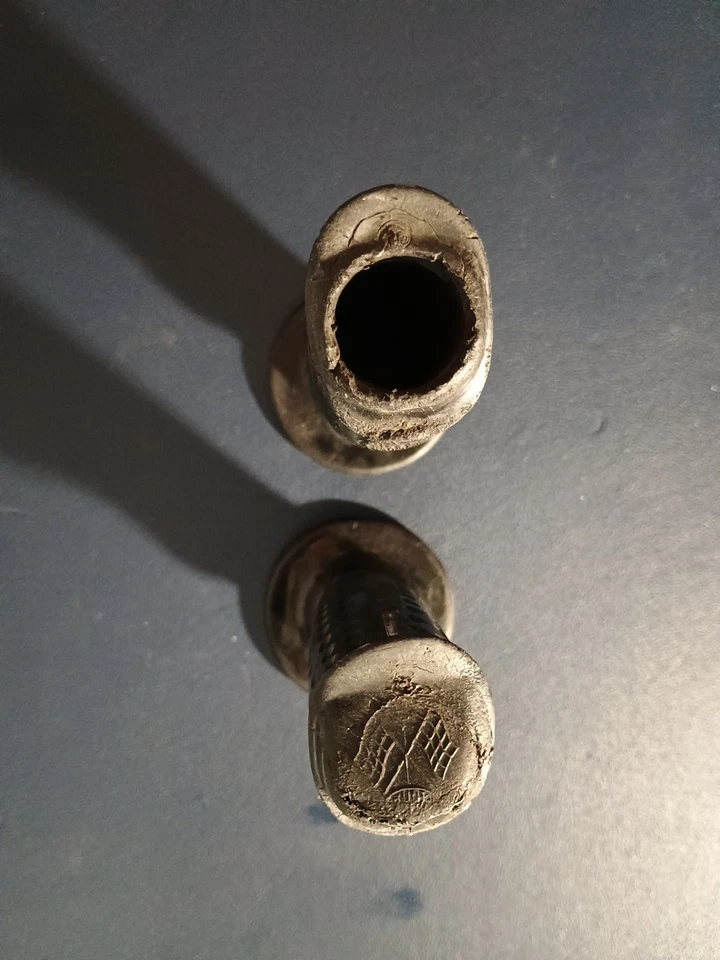 80 年代 BMX 车把握把,黑色,旧学校,美国制造,罕见 — 第 2/4 张图片