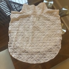 Vintage Retro Lace Collar Mock Turtleneck Detachable Victorian