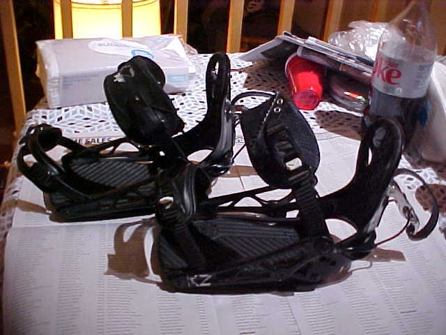 K2 Cinch Tryst Adult Snowboard Bindings, Size Medium, Minimal Use, Black