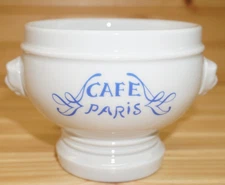 Bernardaud Cafe Paris Blue Individual Soup Server NO  Lid    (S31)